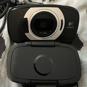 Logitech 1080p Silver and Black Webcam